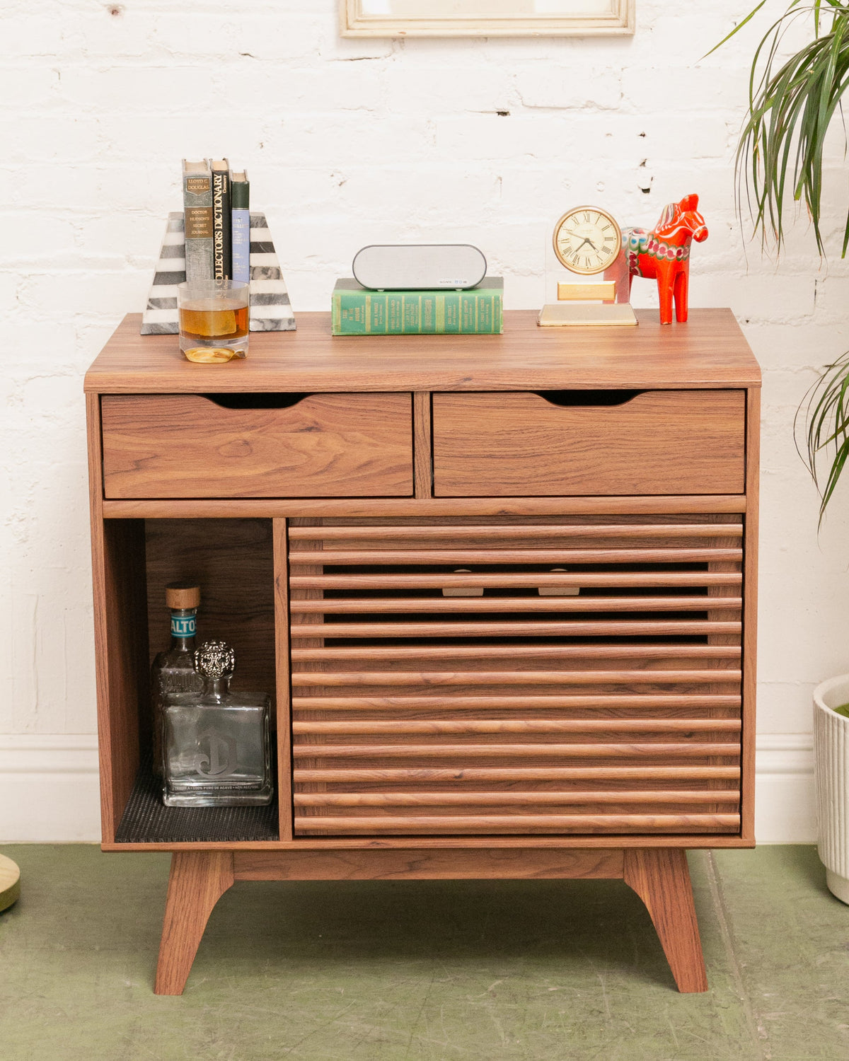 2 drawer Slat Cabinet