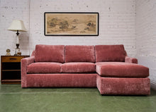 Hauser Sectional Sofa in Bianca Rosewood