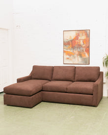 Hauser Sectional Sofa in Caprice Java