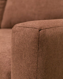 Hauser Sectional Sofa in Caprice Java