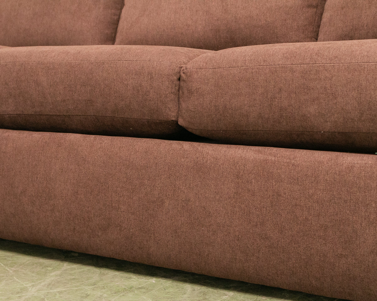 Hauser Sectional Sofa in Caprice Java