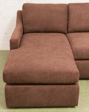 Hauser Sectional Sofa in Caprice Java