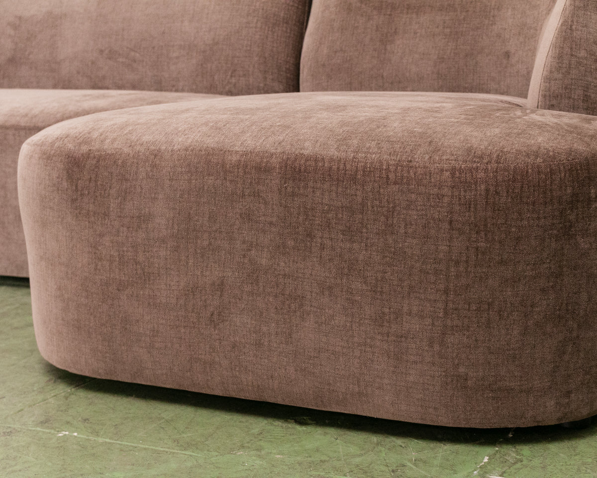 Bonnie 2 Piece Sofa in Napa Brown