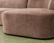 Bonnie 2 Piece Sofa in Napa Brown