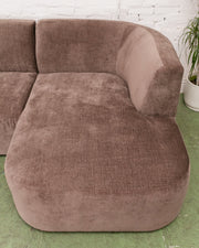 Bonnie 2 Piece Sofa in Napa Brown