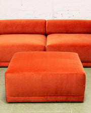 Emma 5 Piece Modular Sectional in Monaco Rust