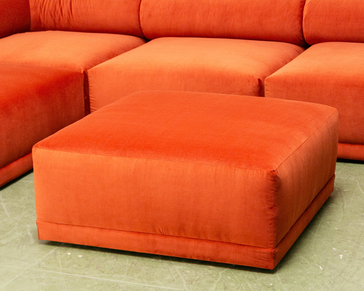 Emma 5 Piece Modular Sectional in Monaco Rust