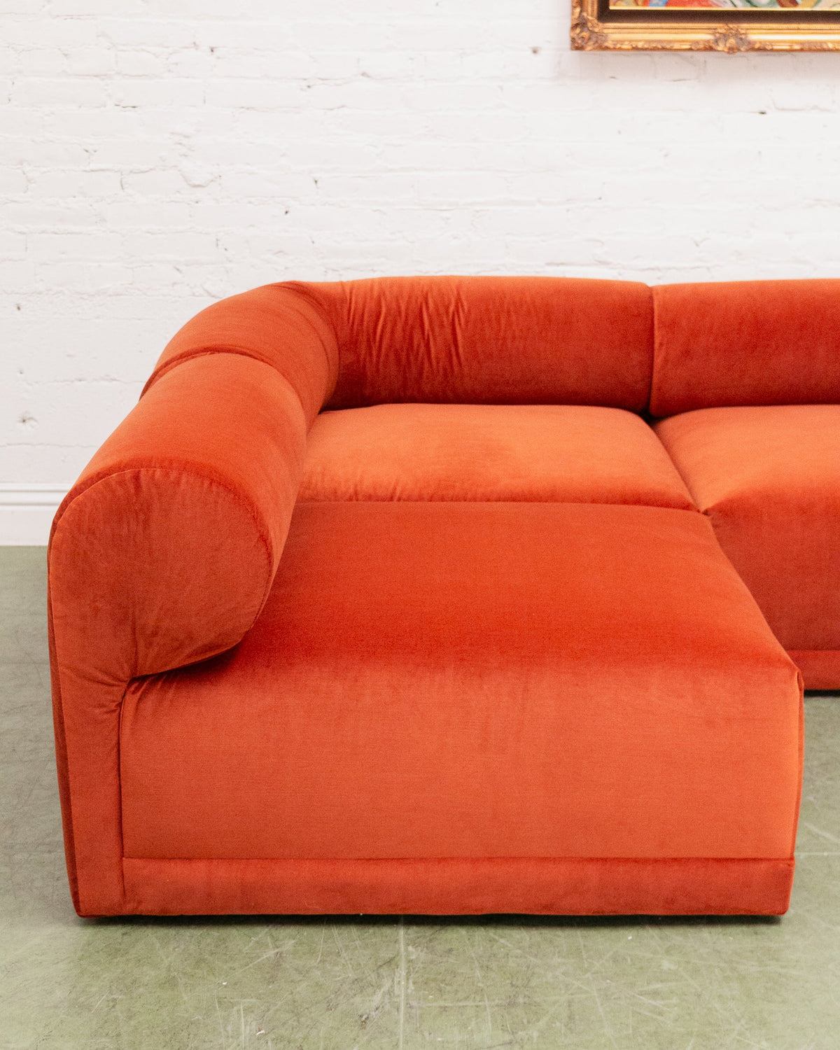 Emma 5 Piece Modular Sectional in Monaco Rust