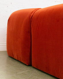 Emma 5 Piece Modular Sectional in Monaco Rust