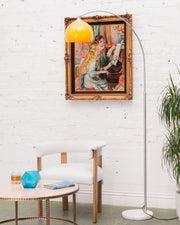 Orange Acrylic Floor Lamp