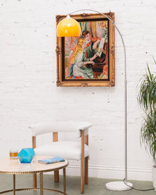 Orange Acrylic Floor Lamp