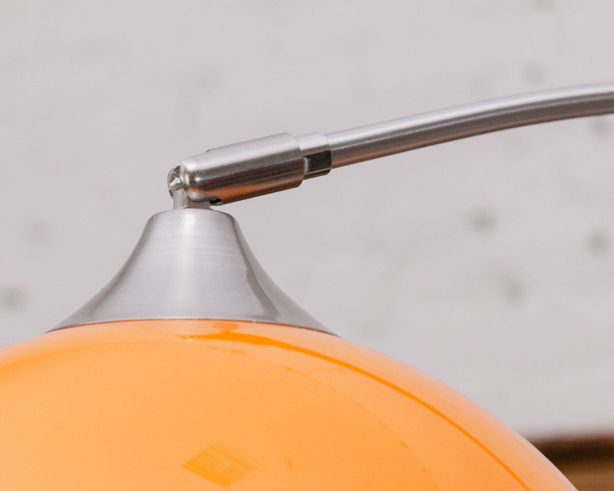 Orange Acrylic Floor Lamp