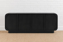 Jaylen Sculptural Credenza in Charcoal