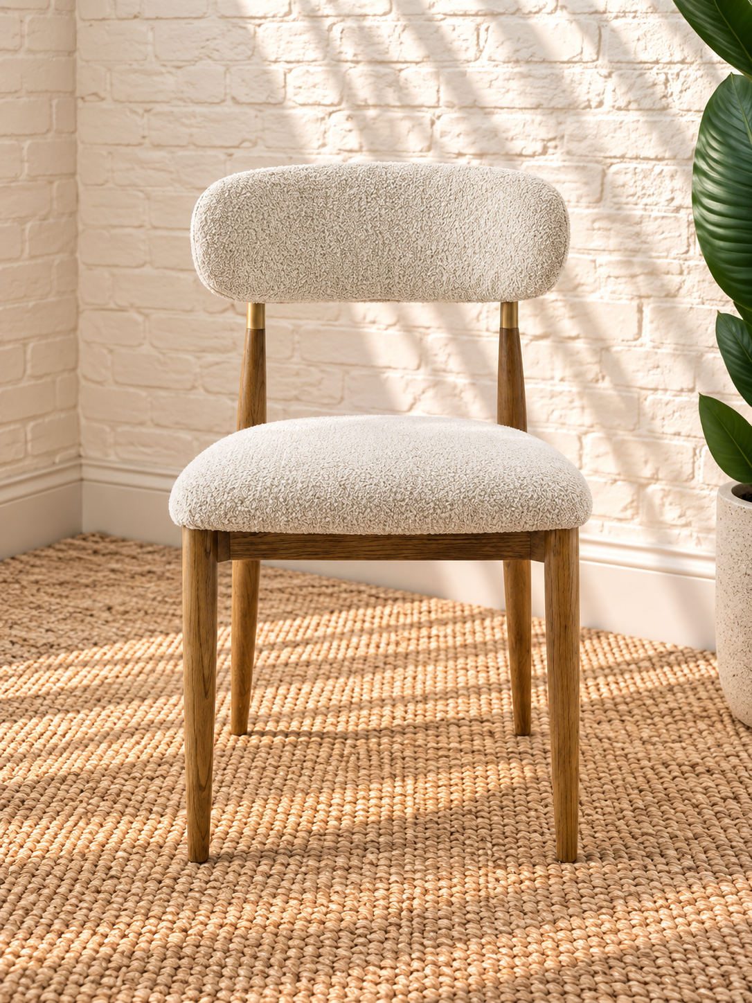 Kenna Dining Chair in Off White