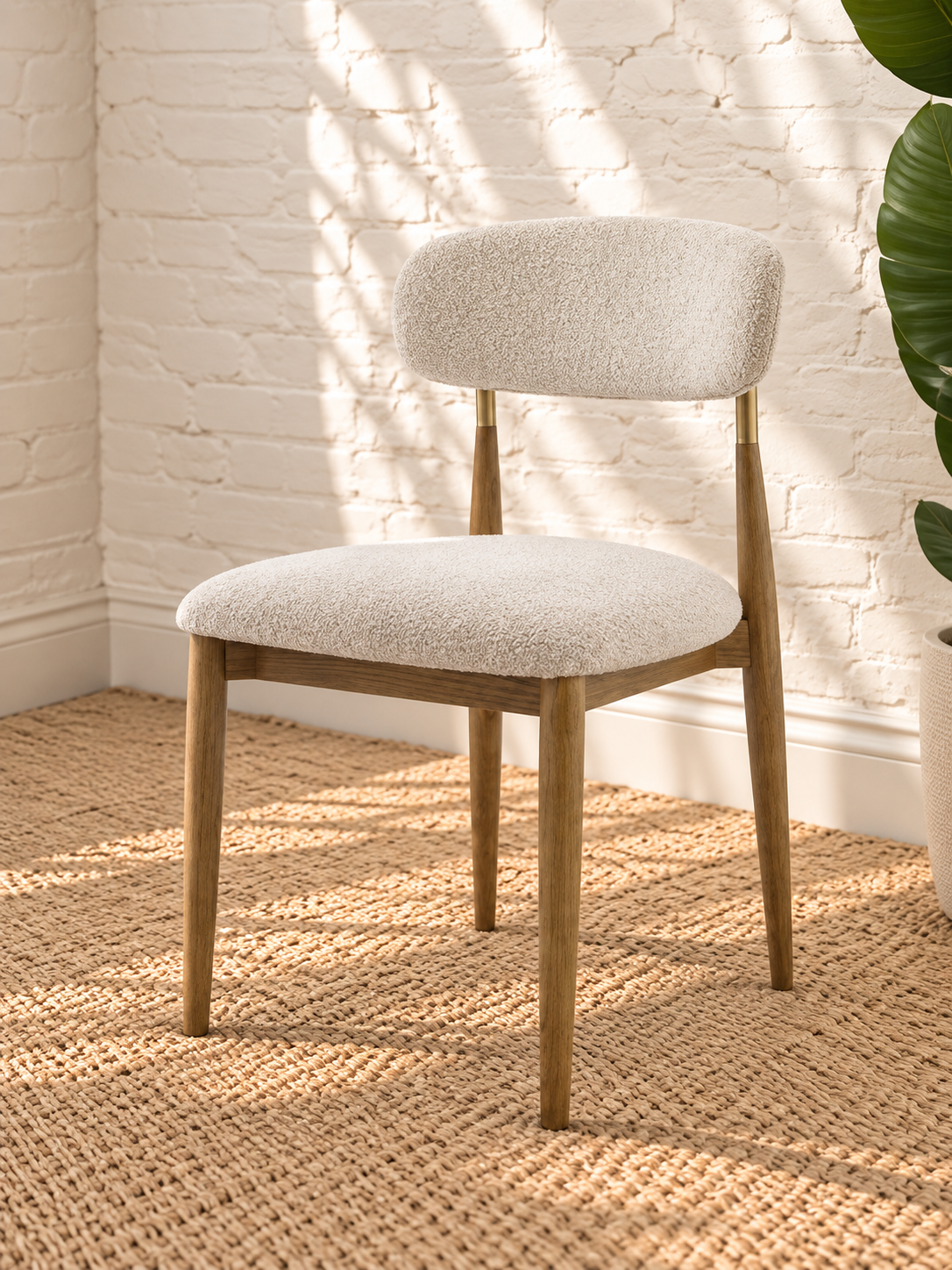 Kenna Dining Chair in Off White