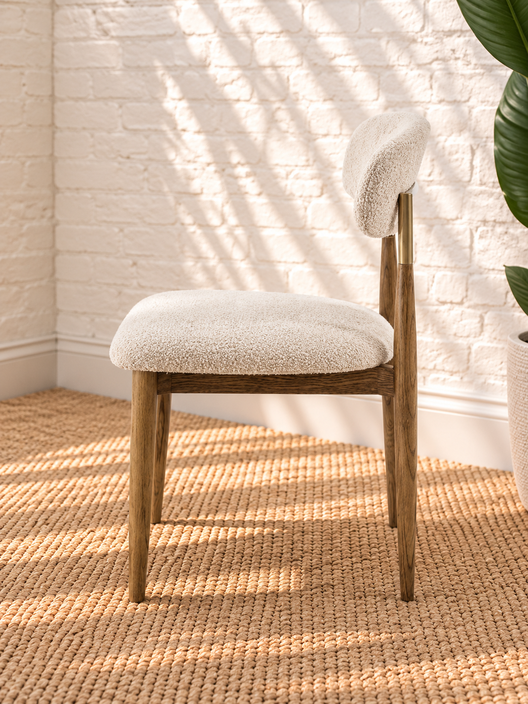 Kenna Dining Chair in Off White