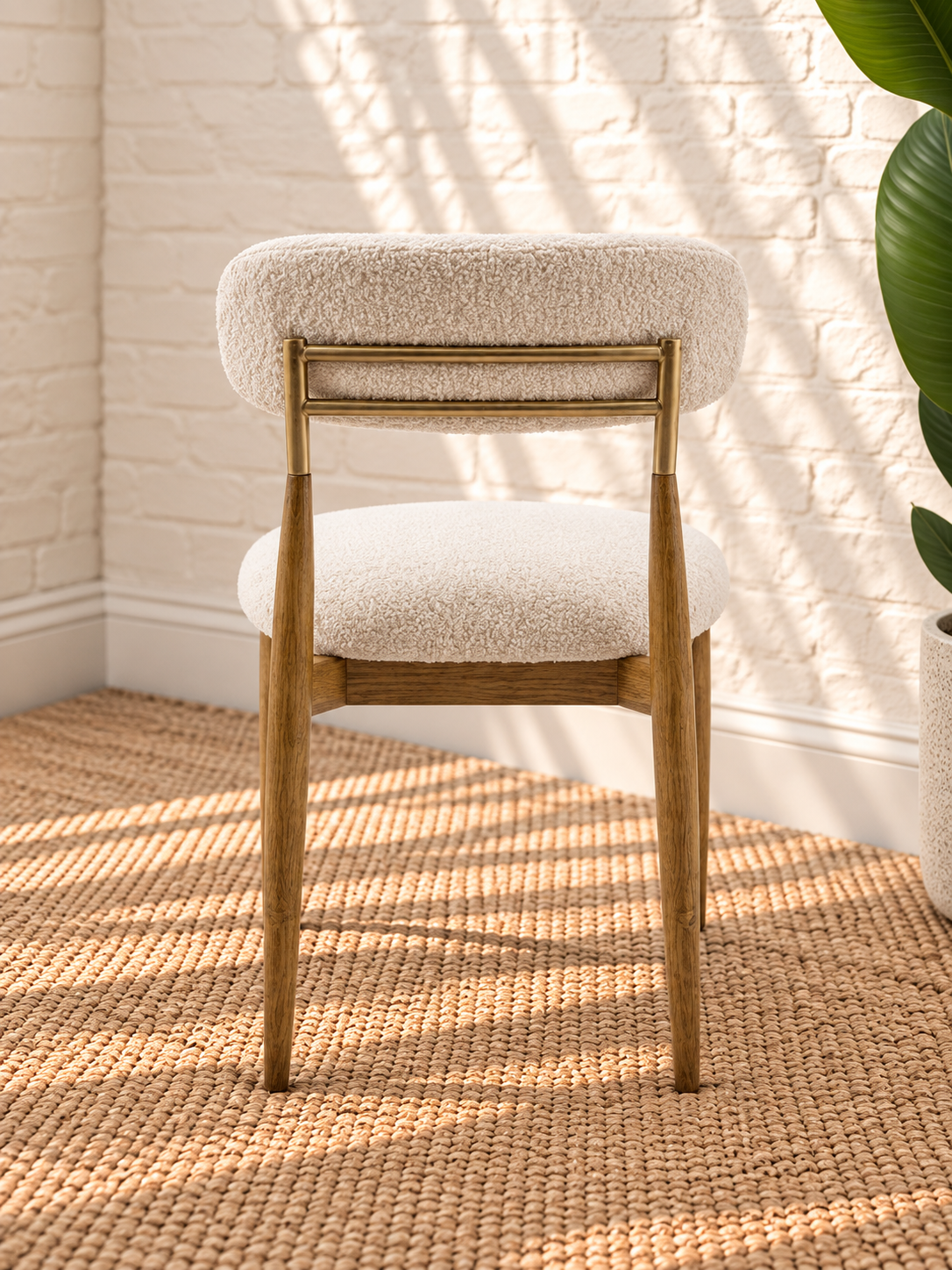 Kenna Dining Chair in Off White