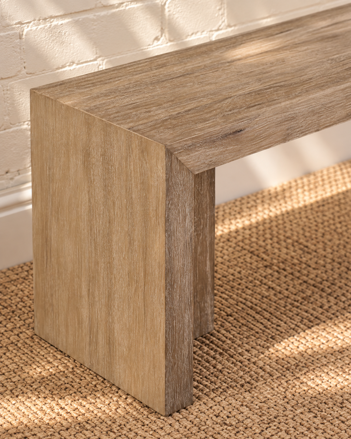 Kollie Wood Bench in Natural