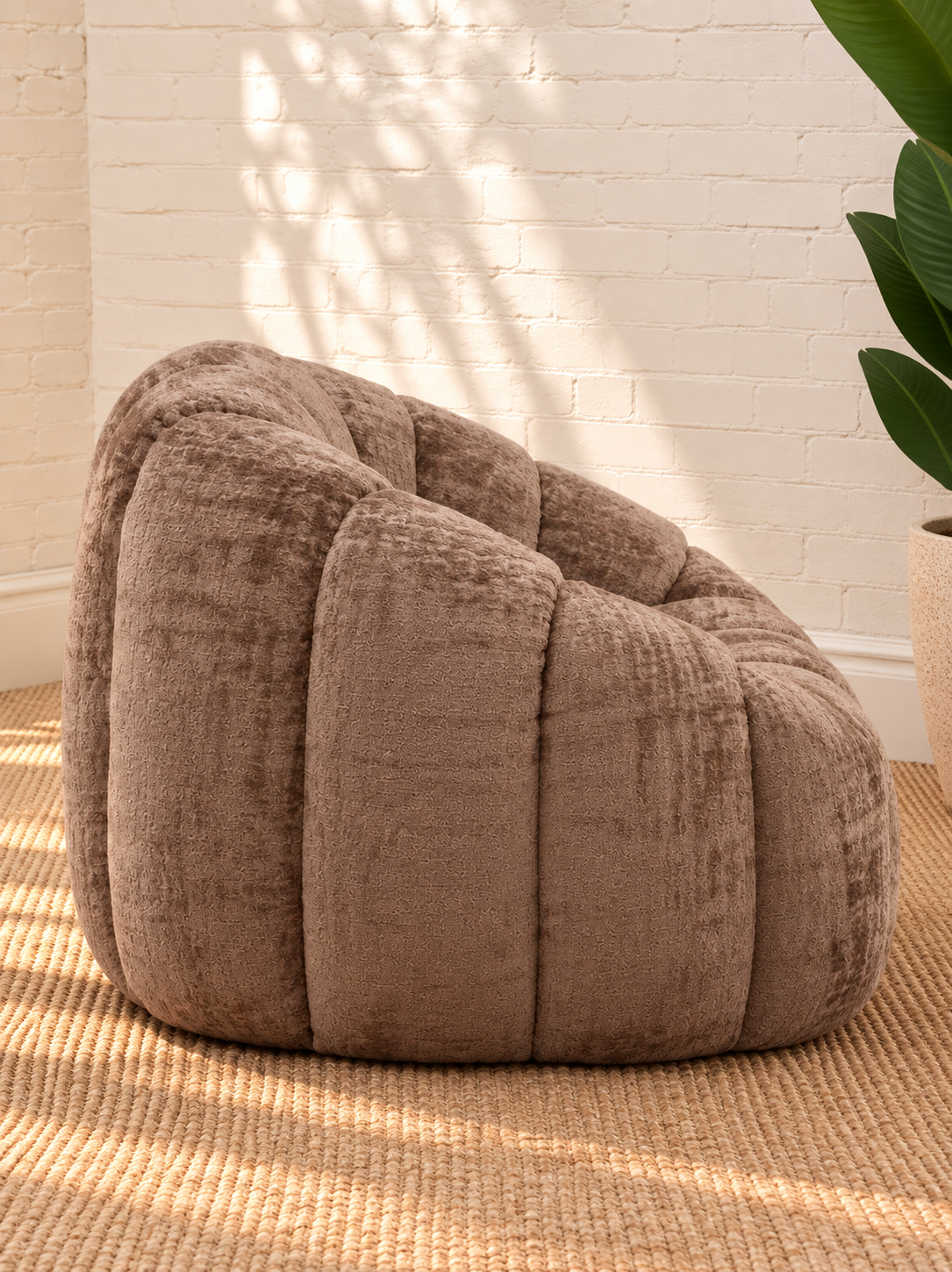 Louie Accent Chair in Mocha