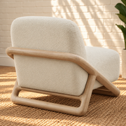 Lucia Lounge Chair in Oatmeal