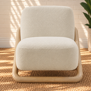 Lucia Lounge Chair in Oatmeal