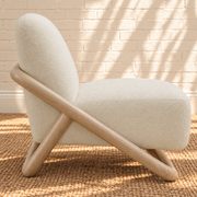 Lucia Lounge Chair in Oatmeal
