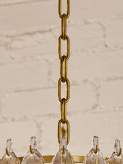 Maine Tiered Glass Chandelier