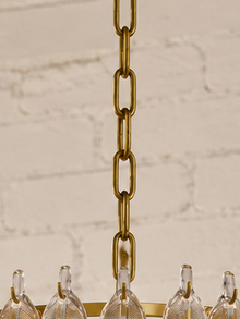 Maine Tiered Glass Chandelier