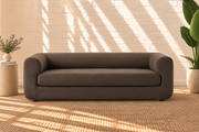Marbella Velvet Sofa in Espresso
