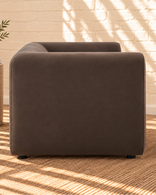 Marbella Velvet Sofa in Espresso