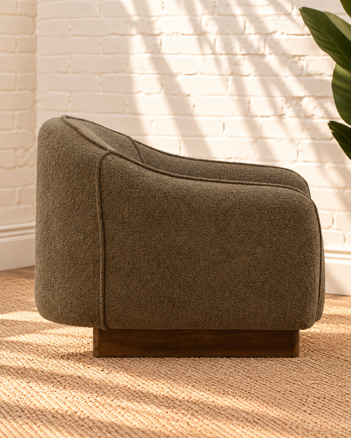 Mateo Accent Chair in Olive Taupe