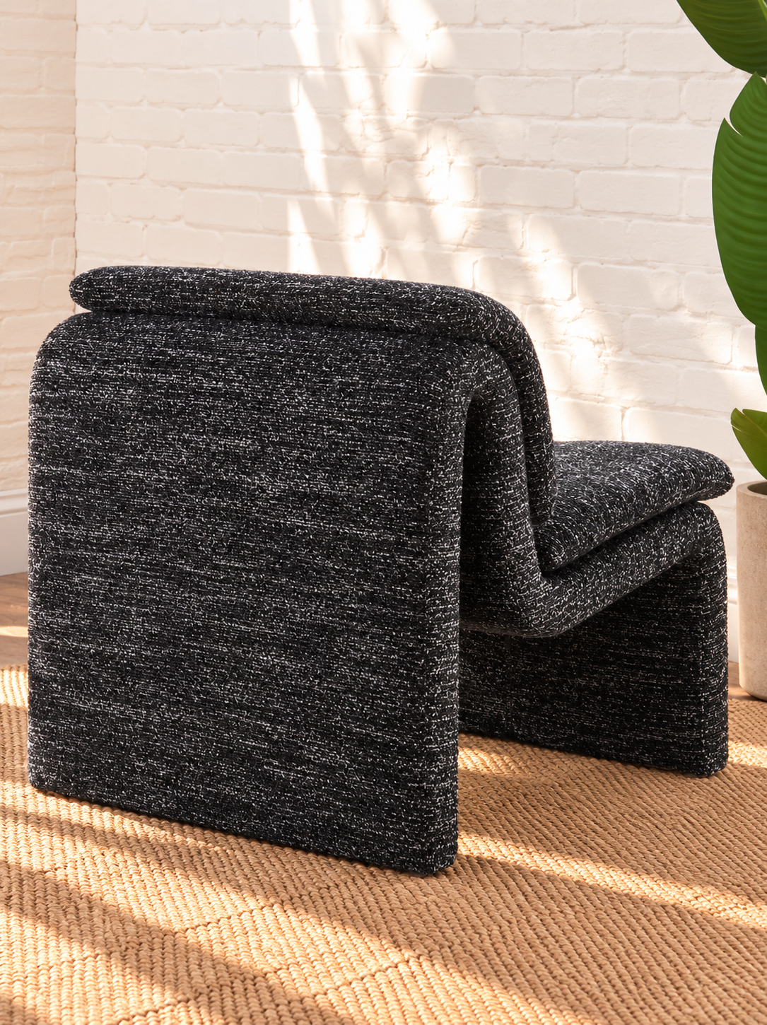 Monroe Lounge Chair in Graphite