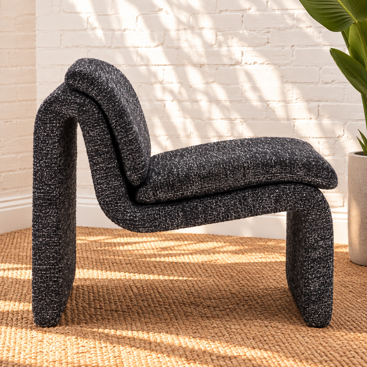Monroe Lounge Chair in Graphite