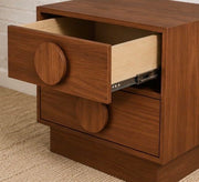 Pair of Moonlight Double Drawer Nightstands