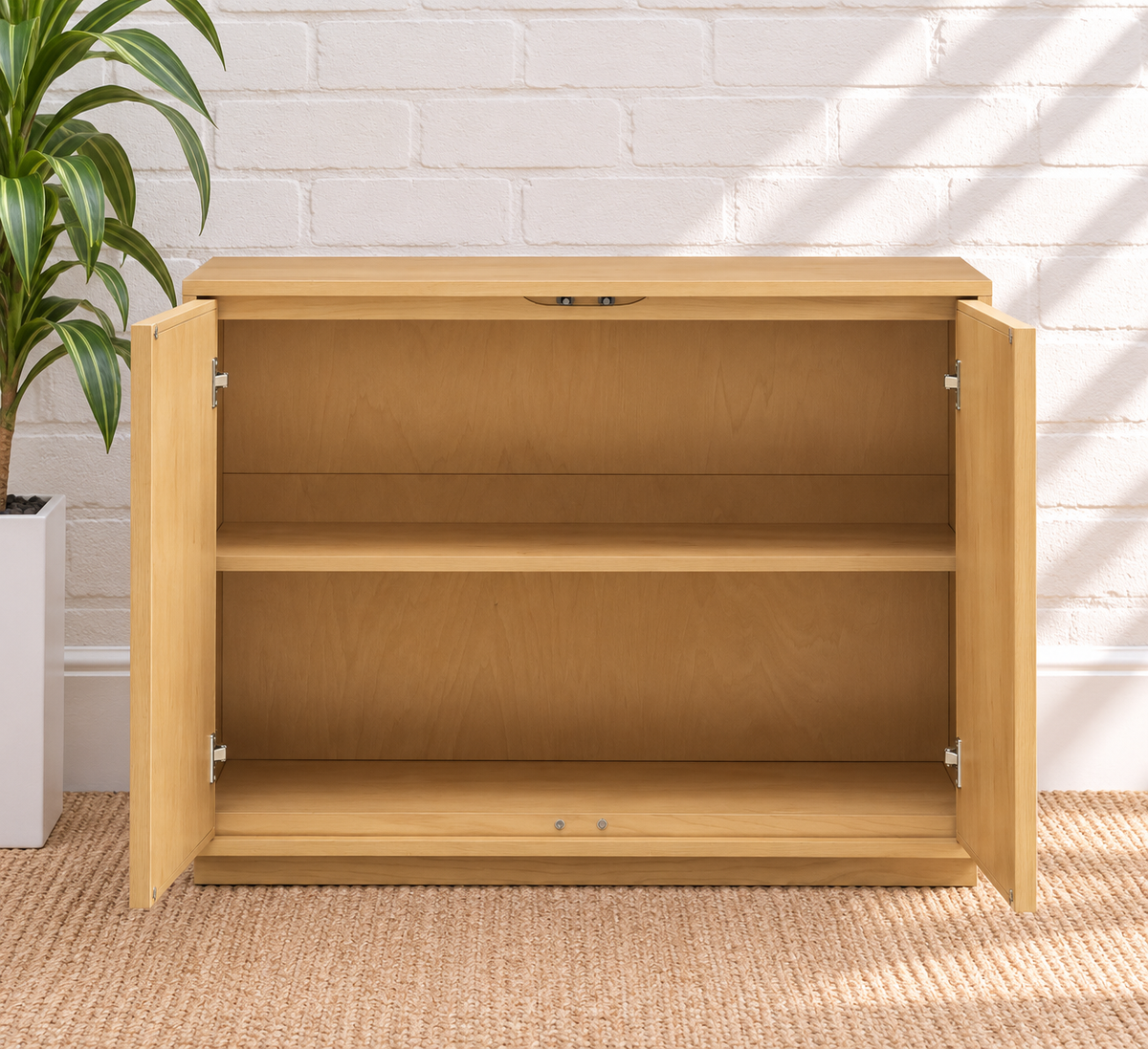 Naomi Bar Cabinet in Natural