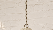 Poppy Sculptural Hanging Lamp in Sand