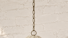 Poppy Sculptural Hanging Lamp in Sand