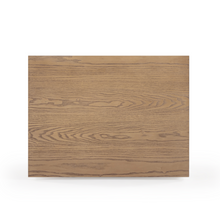 Laurentis 23.5" Light Taupe Suede and Wood 3-Drawer Nightstand