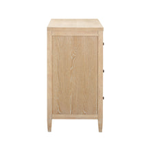 Bristol Park 62" Whitewashed Oak Wood 6-Drawer Dresser
