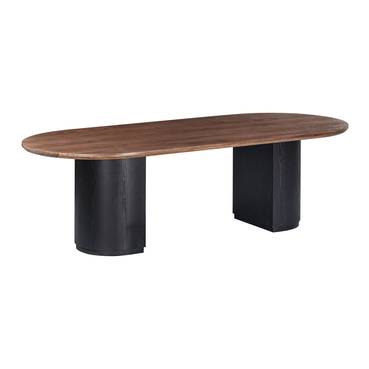 Marlow 102" Wood Oval Dining Table