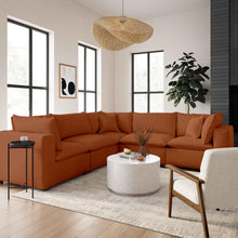 Cali 5-Piece Performance Fabric Modular L-Sectional