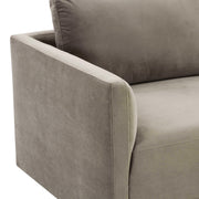 Willow 74" Performance Velvet Modular Loveseat