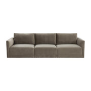 Willow 105" Performance Velvet Modular Sofa