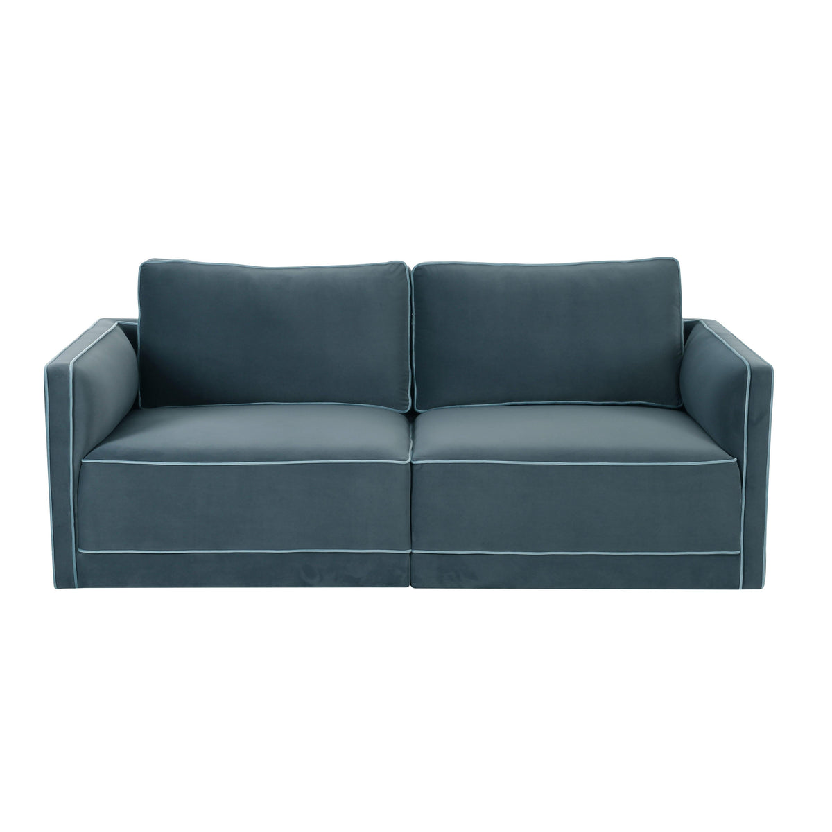 Willow 74" Performance Velvet Modular Loveseat