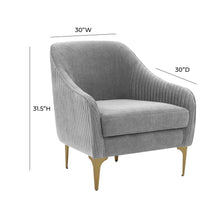 Serena Performance Velvet Accent Chair