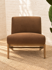 Raven Accent Chair in Mocha Brown