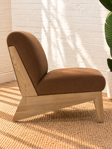 Raven Accent Chair in Mocha Brown