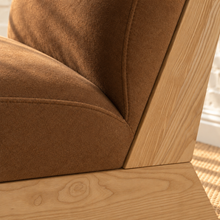 Raven Accent Chair in Mocha Brown