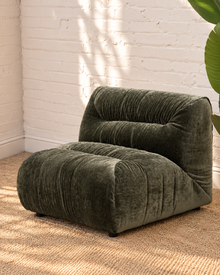 Reid Five Piece Sectional Sofa in Forest Sage