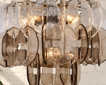 Rocio Sculptural Glass Chandelier